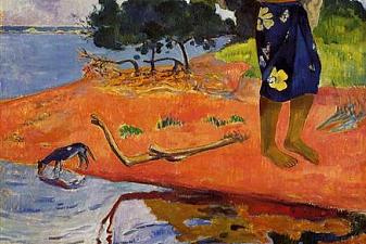 She goes down to the fresh water (Haere Pape)