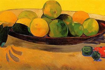 Still life with Tahitian oranges