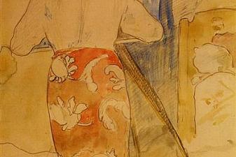 Self portrait, at work