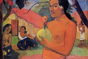 Woman Holding a Fruit