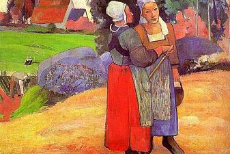 Breton peasant women