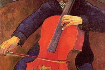 The Cellist (Portrait of Upaupa Scheklud)