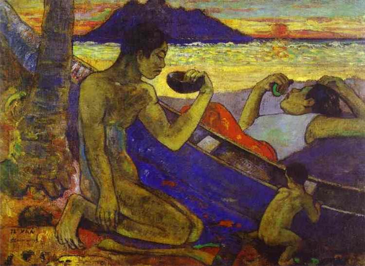 A Canoe (Tahitian Family), 