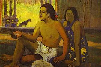 Eiaha Ohipa or Tahitians in a Room