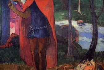 The Sorcerer of Hiva Oa (Marquesan Man in the Red Cape)