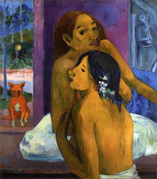 Two women (Flowered hair) 