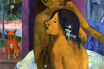 Two women (Flowered hair)