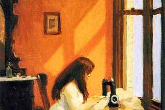 Girl at a Sewing Machine