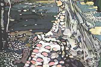 Russian beauty in a landscape