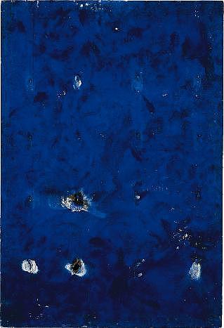 A Minute's Blue Fire Painting