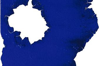 Blue Monochrome Pierced by Fire