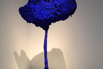 Tree, large blue sponge