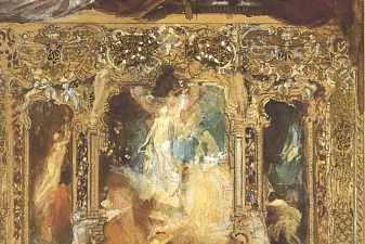 Design for a theater curtain