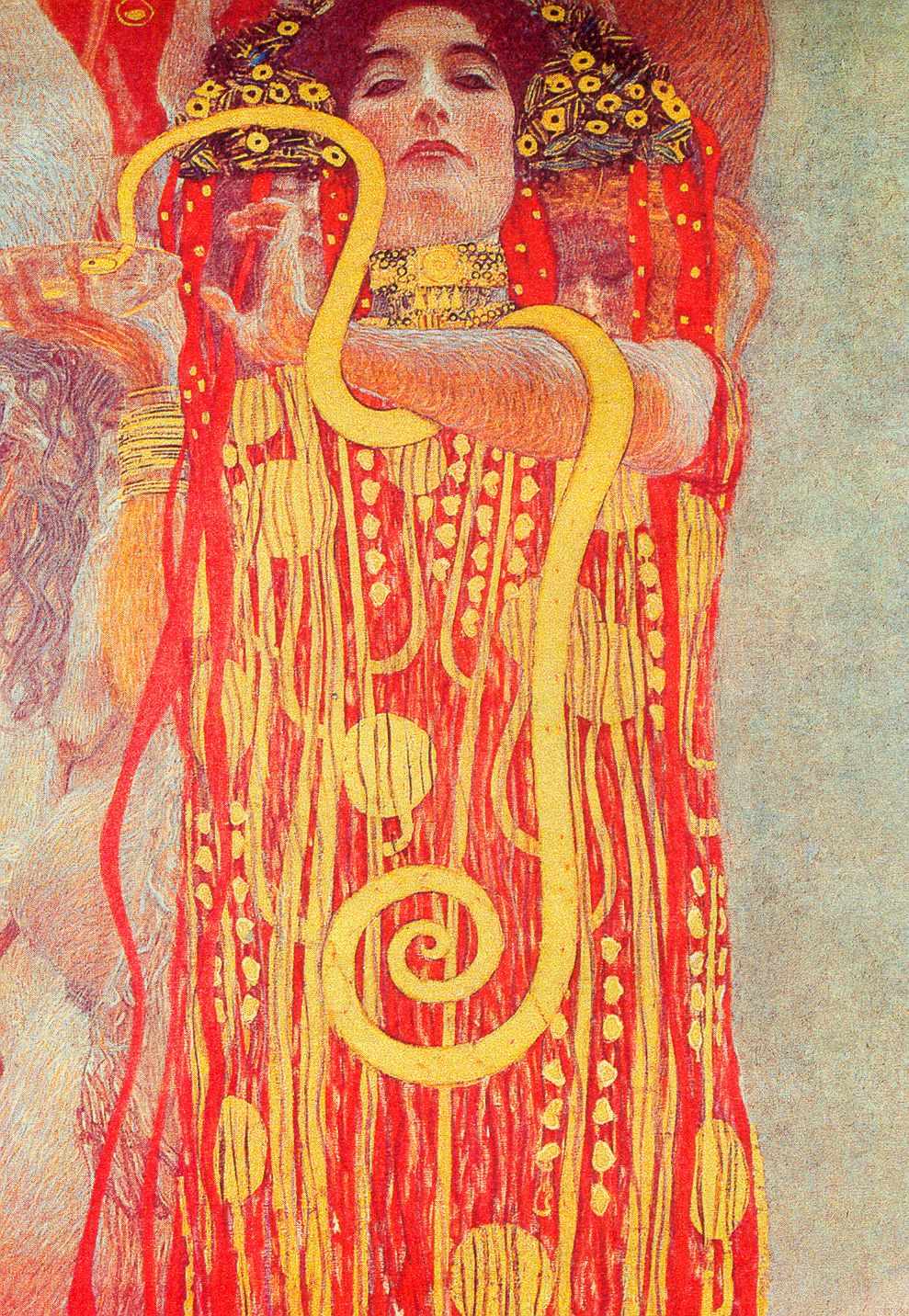 University of Vienna Ceiling Paintings (Medicine), detail showing Hygieia 