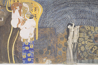 The Beethoven Frieze: The Hostile Powers. Far Wall