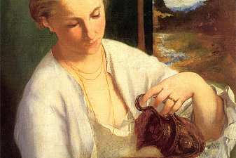 A woman pouring water (Study of Suzanne Leenhoff)