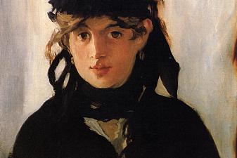 Berthe Morisot with a bouquet of violets