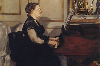 Madame Manet at the Piano