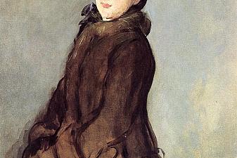 Isabelle Lemonnier with a muff