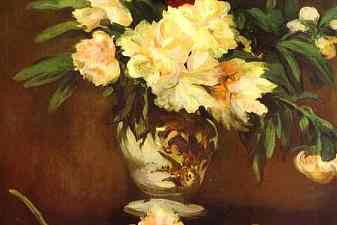 Peonies in a vase