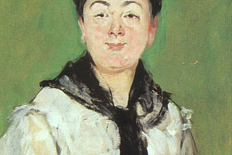 Portrait of a lady with a black fichu