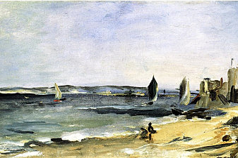 Seascape at Arcachon (Arcachon, beautiful weather)