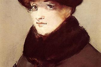 Woman in furs (Portrait of Mery Laurent)