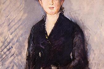 Woman with a gold pin