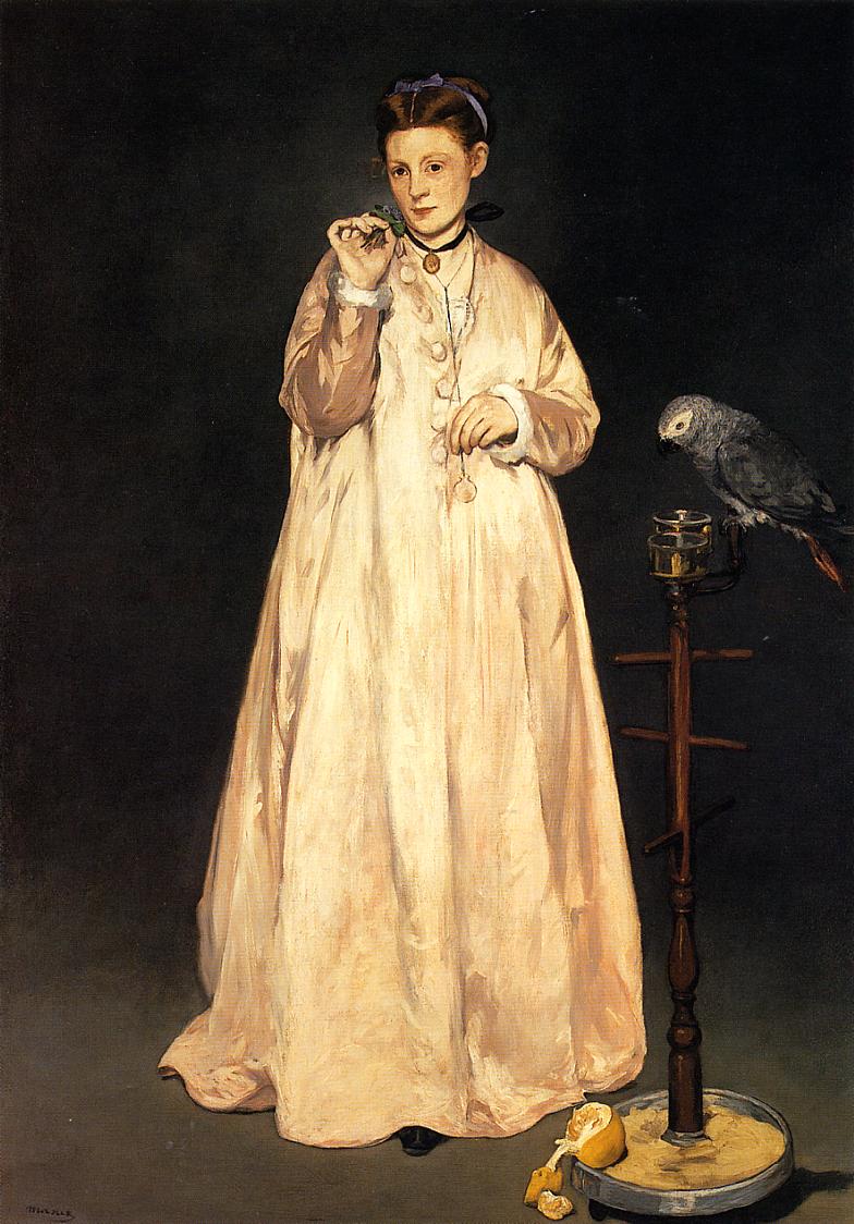 Woman with a Parrot 