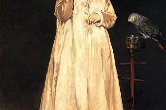 Woman with a Parrot
