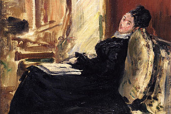 Young woman with a book
