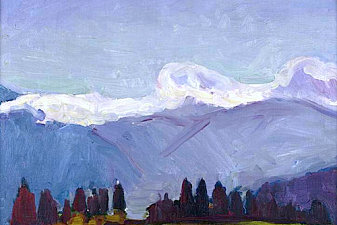 Green needles on the Cross Javernaz