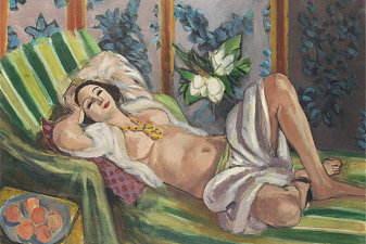 Odalisque Couchée with Magnolias