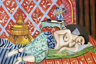 A Nude Lying on Her Back