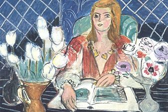 Annelies, White Tulips and Anemones