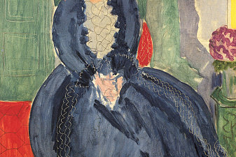 Blue Dress Reflected in a Mirror