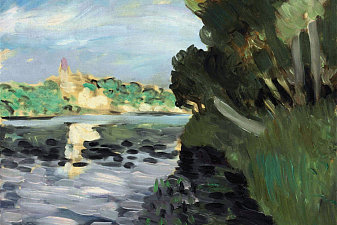 Borders Of The Seine In Vétheuil