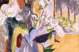 Bouquet of Flowers on a Veranda