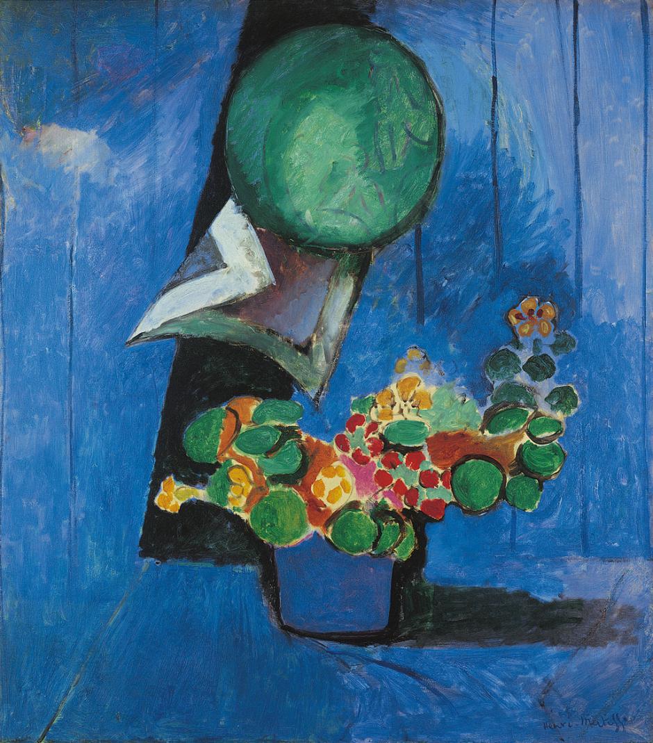 Flowers and Ceramic Plate