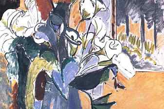 Flowers on the windowsill