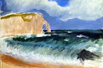 Gale at Etretat