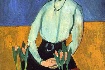 Girl with Tulips