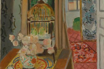 Interior, Flowers and Parakeets