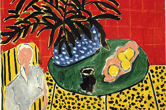 Interior with Black Fern