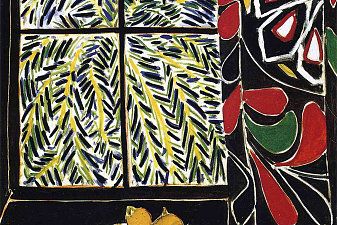 Interior with Egyptian Curtain