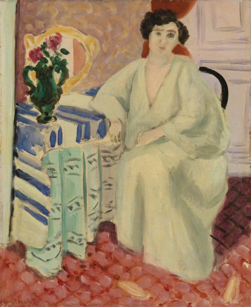 Interior with Seated Figure