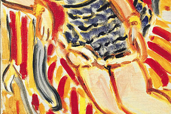 Young Woman At The Sofa