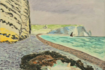 Large Cliff: Two Rays