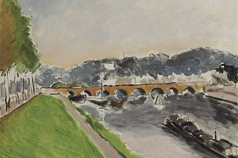 Le Pont De Sèvres Au Chaland