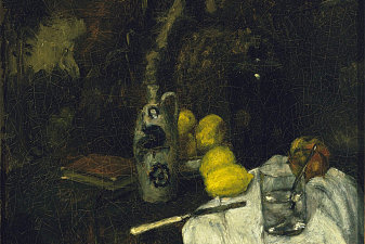 Lemons and Bottle of Dutch Gin